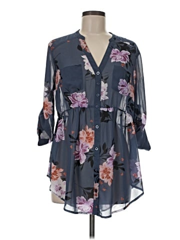 Torrid 3/4 Sleeve Blouse (view 1)
