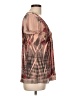 One World Brown Short Sleeve Blouse Size L - photo 4