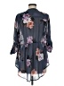Torrid 100% Polyester Gray 3/4 Sleeve Blouse Size Med Plus (00) - photo 2