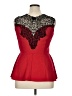 City Chic Red Sleeveless Blouse Size 14 Plus (XS) - photo 2