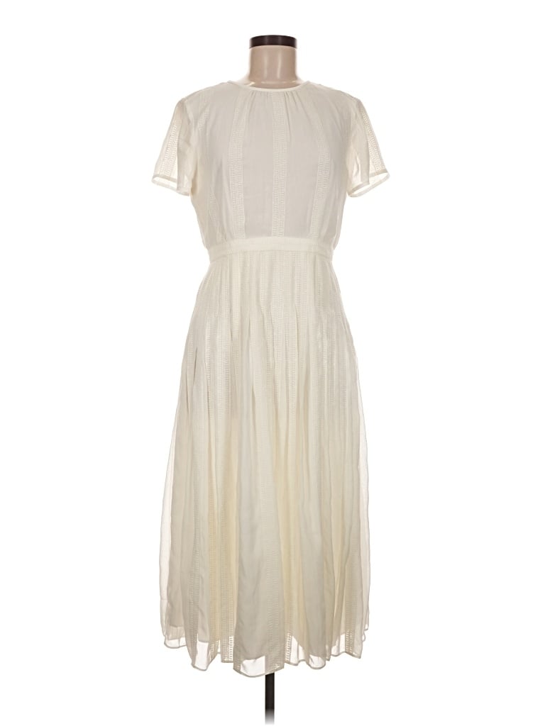 Pre-owned Jcrew Casual Dress In Ivory