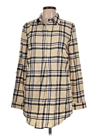 Tyler Boe Long Sleeve Button-Down Shirt (view 1)