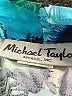 Michael Taylor Floral Blue Short Sleeve Blouse Size M - photo 7