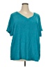Unbranded Teal Short Sleeve Top Size 3X - photo 1