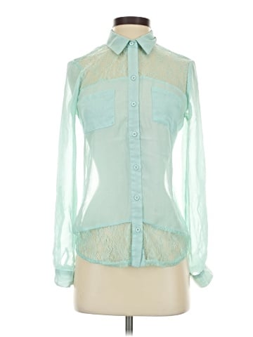Charlotte Russe Long Sleeve Blouse (view 1)