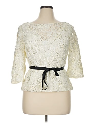 Alex Evenings 3/4 Sleeve Blouse (view 1)