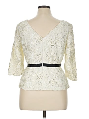 Alex Evenings 3/4 Sleeve Blouse (view 2)