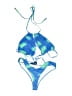 Fashion Nova Graphic Blue Swimsuit Top Size XL - photo 1