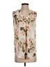 Nue Options 100% Polyester Floral Ivory Sleeveless Blouse Size S - photo 1
