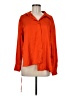 Zara Orange Long Sleeve Blouse Size M - photo 1