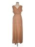 Unbranded Solid Tan Casual Dress Size L (estimated) - photo 1