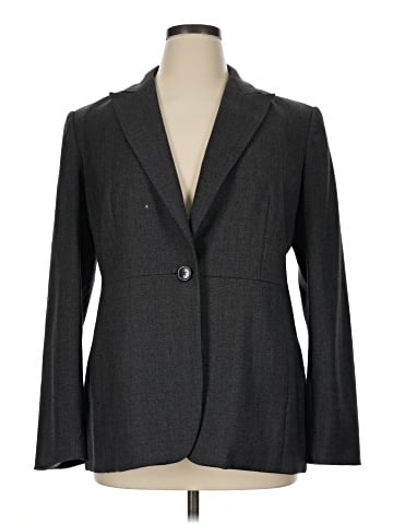 Linda Allard Ellen Tracy Wool Blazer (view 1)