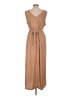 Unbranded Solid Tan Casual Dress Size L (estimated) - photo 2