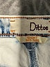 Dittos 100% Cotton Ivory Denim Shorts Size 26 waist - photo 3