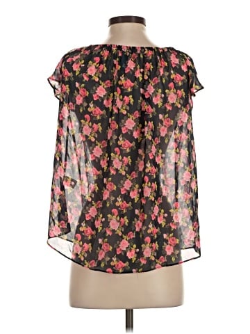 Buttons Short Sleeve Blouse (view 2)