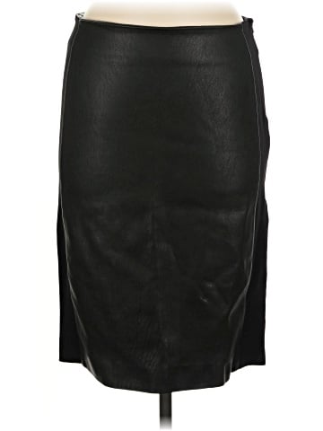 Theory Faux Leather Skirt (view 1)