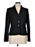 Le Suit 100% Polyester Black Blazer Size 6 - photo 1