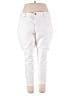 d.jeans Solid White Jeans Size 20 - photo 1