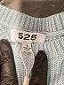 525 America 100% Cotton Solid Blue Pullover Sweater Size S - photo 7