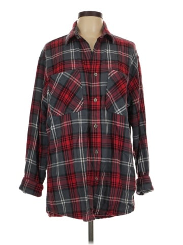 St. John's Bay Long Sleeve Button-Down Shirt (view 1)