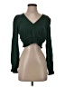 Kirious Green Long Sleeve Blouse Size M - photo 1