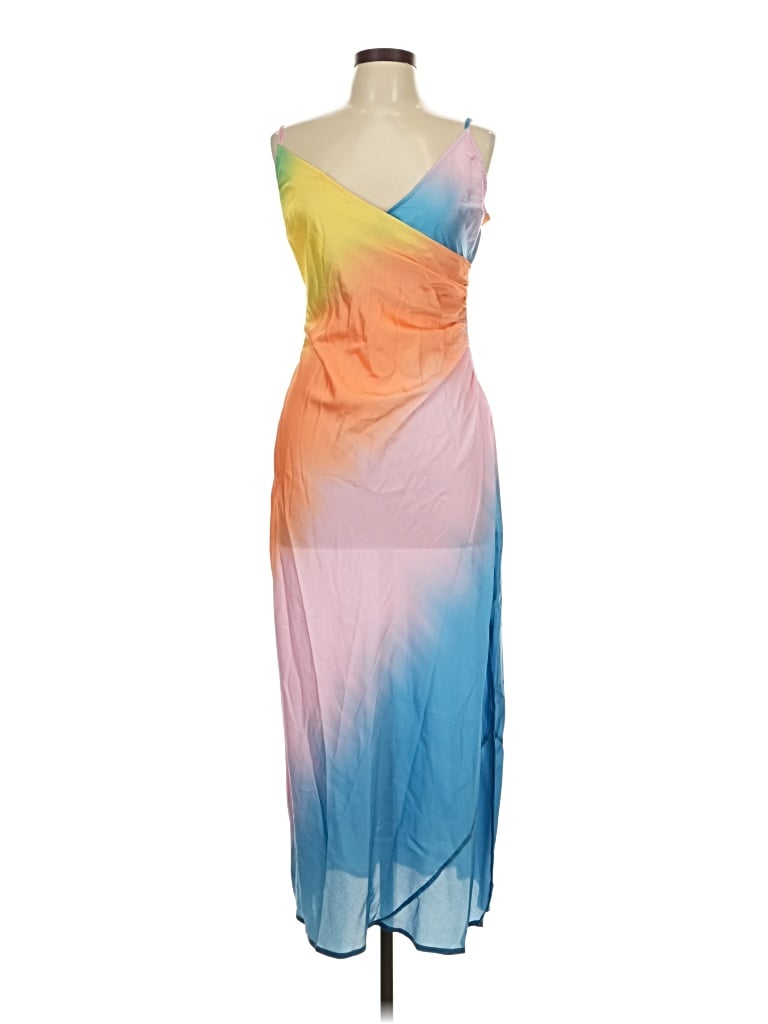 Pre-owned Asos Design Cocktail Dress In Blue