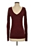 Active Basic Burgundy Long Sleeve T-Shirt Size S - photo 1