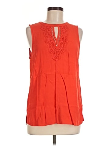Pale Sky Sleeveless Blouse (view 1)