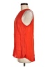 Pale Sky 100% Rayon Orange Sleeveless Blouse Size M - photo 5
