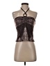 Romwe Brown Sleeveless Top Size M - photo 1