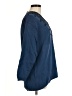 Magnet Art by Lynn Yang 100% Cotton Blue Pullover Sweater Size M - photo 4