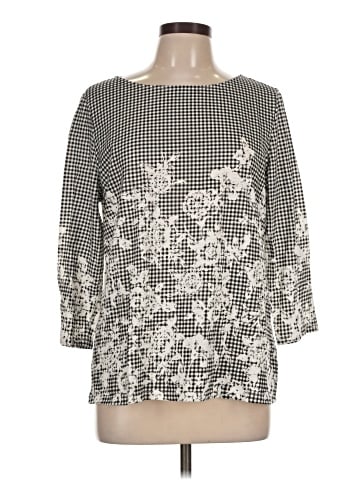 Basic Editions 3/4 Sleeve Blouse (view 1)