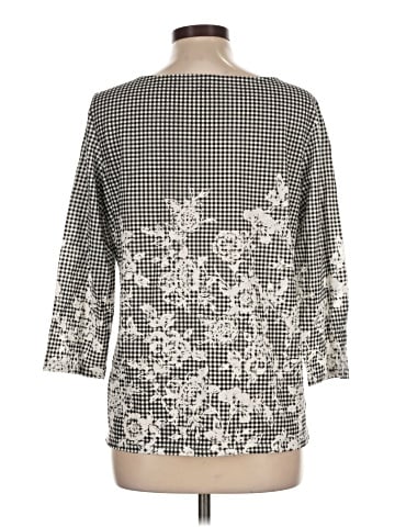 Basic Editions 3/4 Sleeve Blouse (view 2)