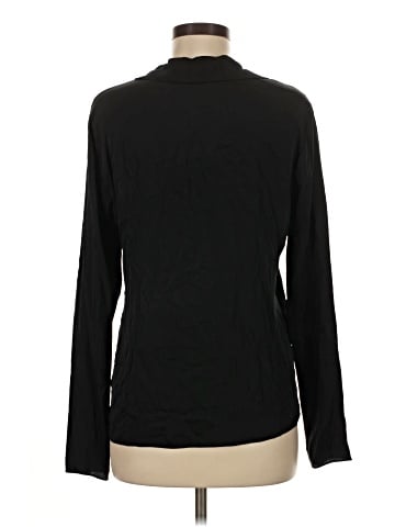 Elie Tahari Long Sleeve Silk Top (view 2)