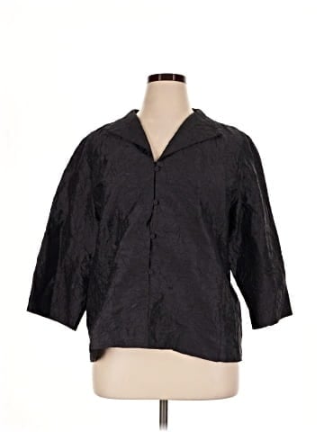 Eileen Fisher 3/4 Sleeve Silk Top (view 1)