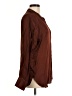 MNG 100% Viscose Brown Long Sleeve Blouse Size 6 - photo 4