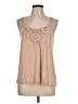Design History Tan Sleeveless Blouse Size L - photo 1