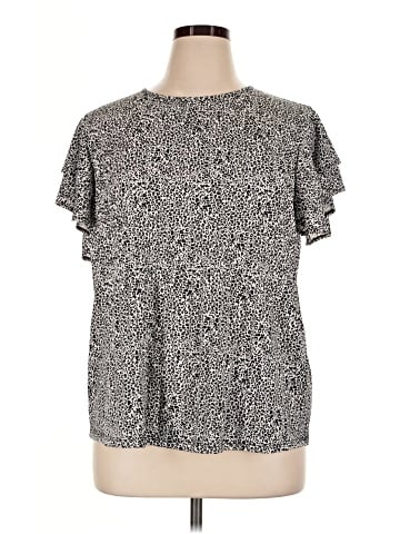Adrianna Papell Short Sleeve Blouse (view 1)