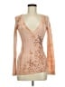 Daytrip 100% Polyester Tan Long Sleeve T-Shirt Size M - photo 1