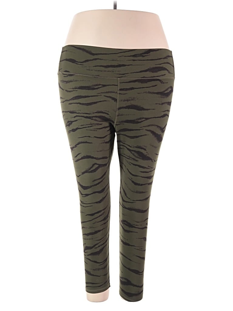 Pre-owned Gap Fit Active Pants In Green