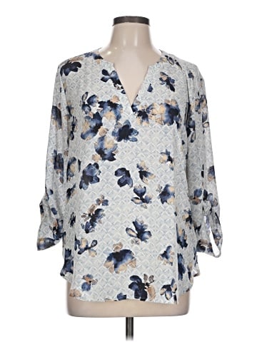 Maurices 3/4 Sleeve Blouse (view 1)
