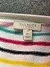 Talbots Outlet Stripes White Pullover Sweater Size 1X - photo 7