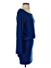 Moda International Solid Blue Cocktail Dress Size S - photo 4