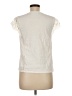 Sandro Ivory Short Sleeve Blouse Size Med (2) - photo 2