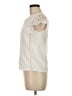 Sandro Ivory Short Sleeve Blouse Size Med (2) - photo 5
