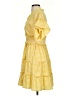 Max Studio Checkered-gingham Yellow Casual Dress Size S - photo 5