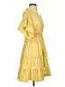 Max Studio Checkered-gingham Yellow Casual Dress Size S - photo 4