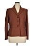 Le Suit 100% Polyester Tweed Brown Blazer Size 16 - photo 1