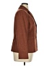 Le Suit 100% Polyester Tweed Brown Blazer Size 16 - photo 4