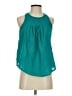 Roxy 100% Cotton Teal Tank Top Size S - photo 1